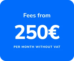 Image of starting fee price of 250 Euro