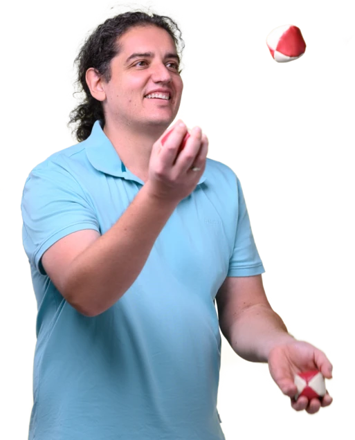 Юлиян Калдерон – мениджър nZoom, жунглира, тъмбнейл