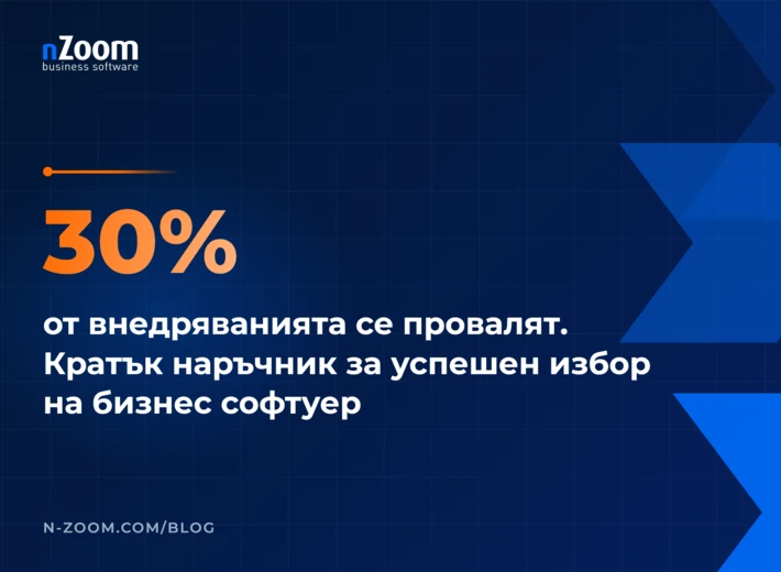 Кратък наръчник за успешен избор на бизнес софтуер — заглавна визия на статията в блога на nZoom